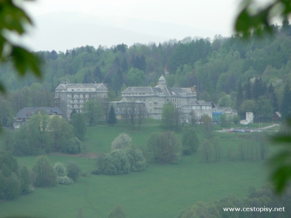 výhled na lázně Jeseník