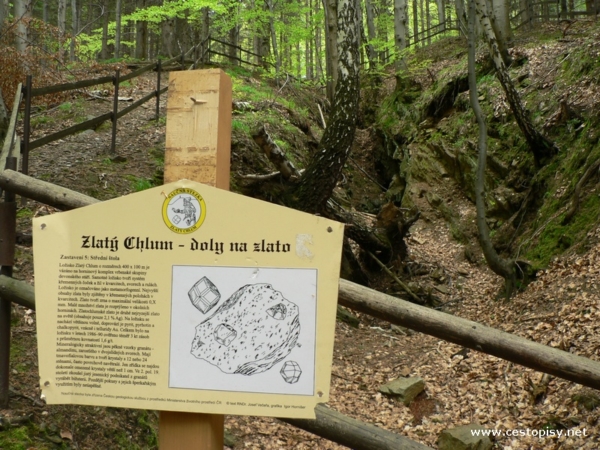 Naučná stezka - naleziště zlata 