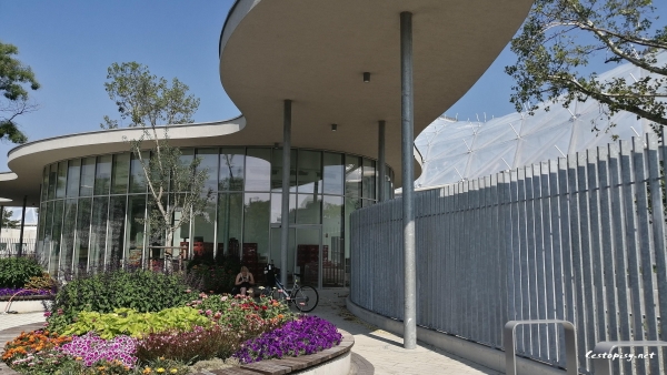 Nový ještě neotevřený vstup do ZOO 