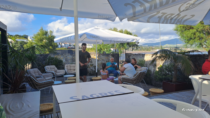 Ponta Delgada - restaurace Forte Terrace