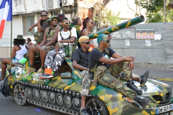 Martinik - karneval ve Fort-de-France 